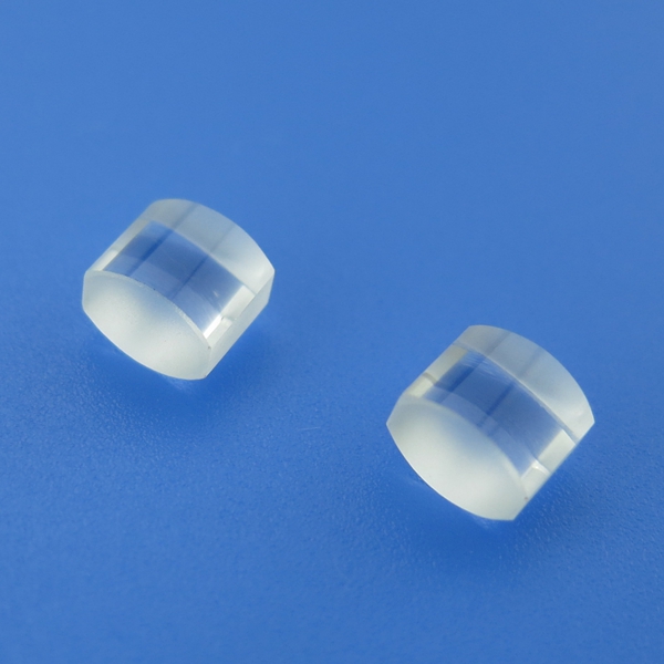 CaF2 Bi convex cylindrical lens